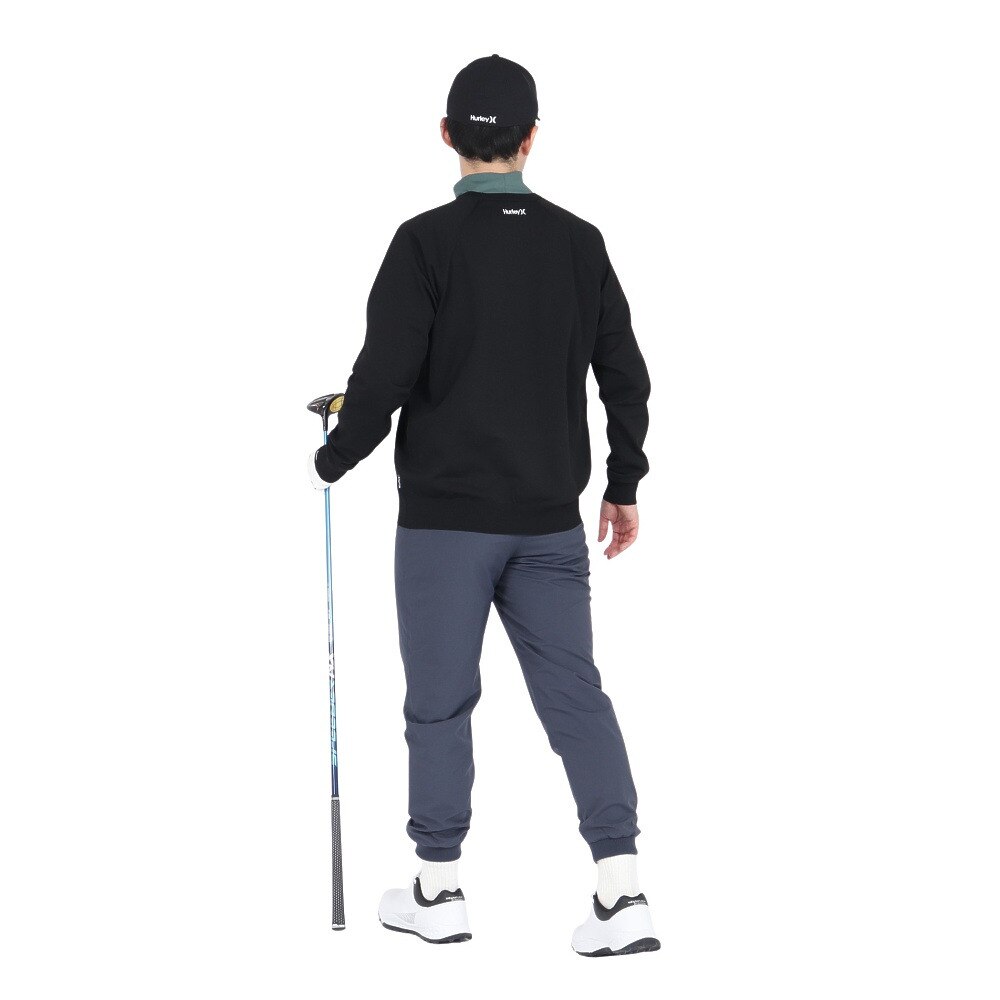 ハーレー（HURLEY）（メンズ）ゴルフウェア 速乾 軽量 PHANTOM HG 長袖スウェット MGSW242073-BLK