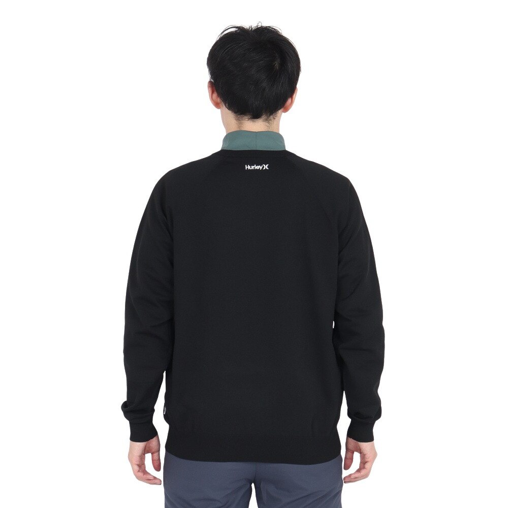 ハーレー（HURLEY）（メンズ）ゴルフウェア 速乾 軽量 PHANTOM HG 長袖スウェット MGSW242073-BLK