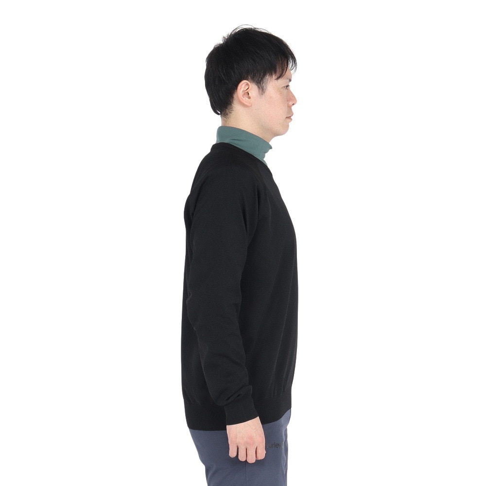 ハーレー（HURLEY）（メンズ）ゴルフウェア 速乾 軽量 PHANTOM HG 長袖スウェット MGSW242073-BLK