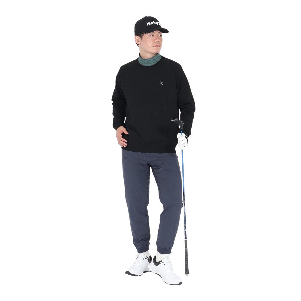ハーレー（HURLEY）（メンズ）ゴルフウェア 速乾 軽量 PHANTOM HG 長袖スウェット MGSW242073-BLK