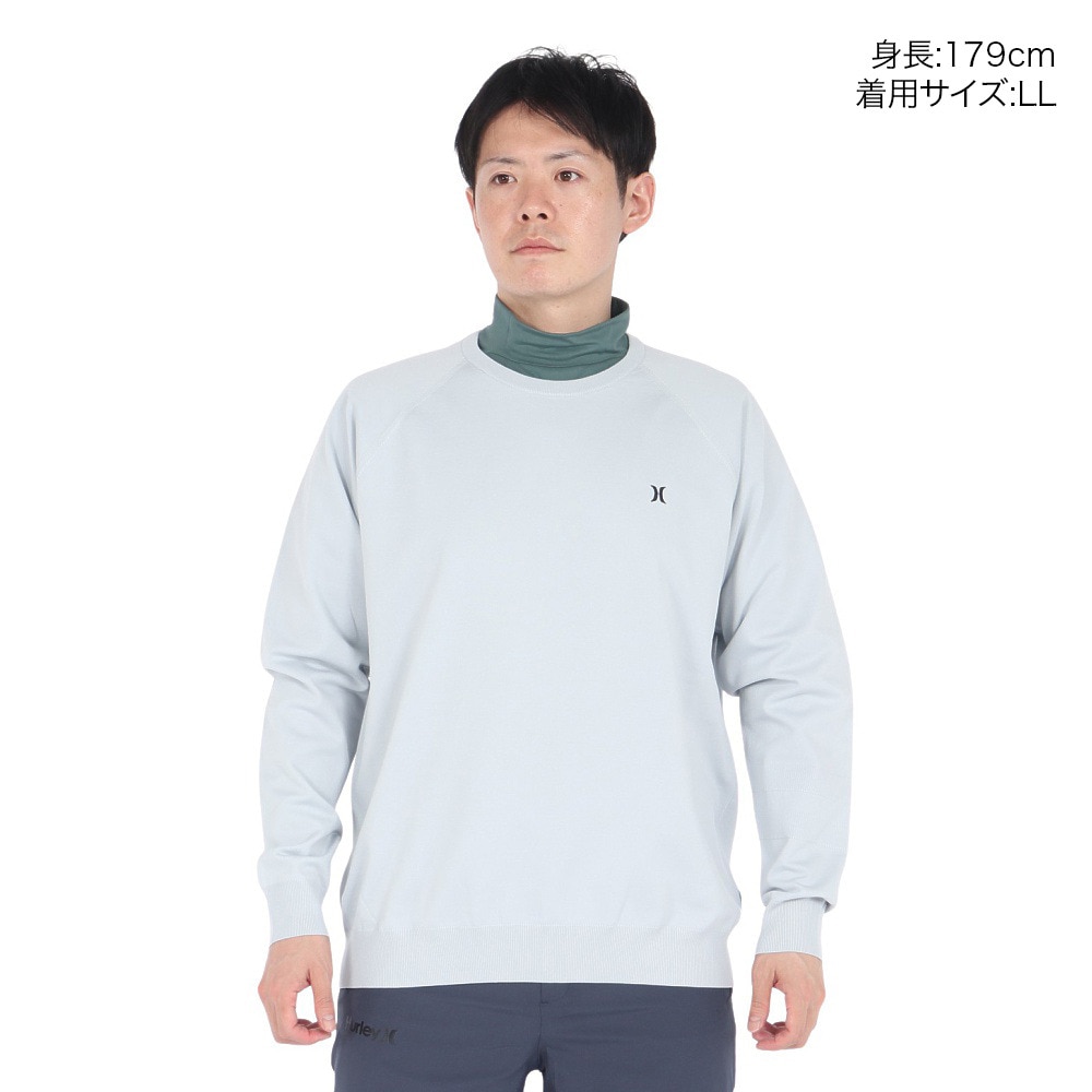 ハーレー（HURLEY）（メンズ）ゴルフウェア PHANTOM HG 長袖スウェット MGSW242073-LGY