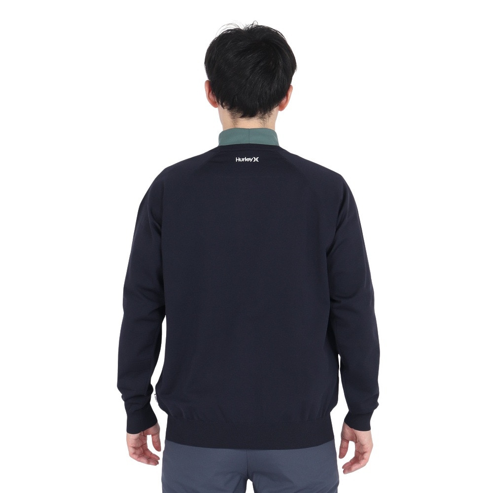 ハーレー（HURLEY）（メンズ）ゴルフウェア PHANTOM HG 長袖スウェット MGSW242073-NVY