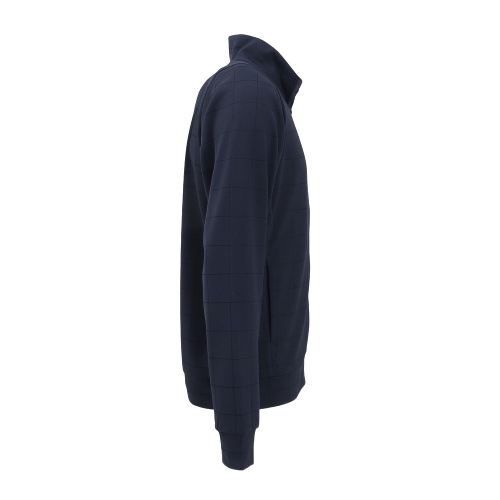 ルコックスポルティフ（lecoqsportif）（メンズ）ゴルフウェア 吸汗 ウィンドウペン柄 長袖カットソー LG5SSW50M NV00