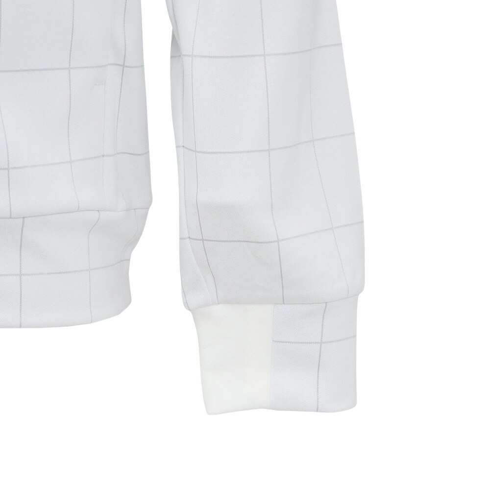 ルコックスポルティフ（lecoqsportif）（メンズ）ゴルフウェア 吸汗 ウィンドウペン柄 長袖カットソー LG5SSW50M WH00