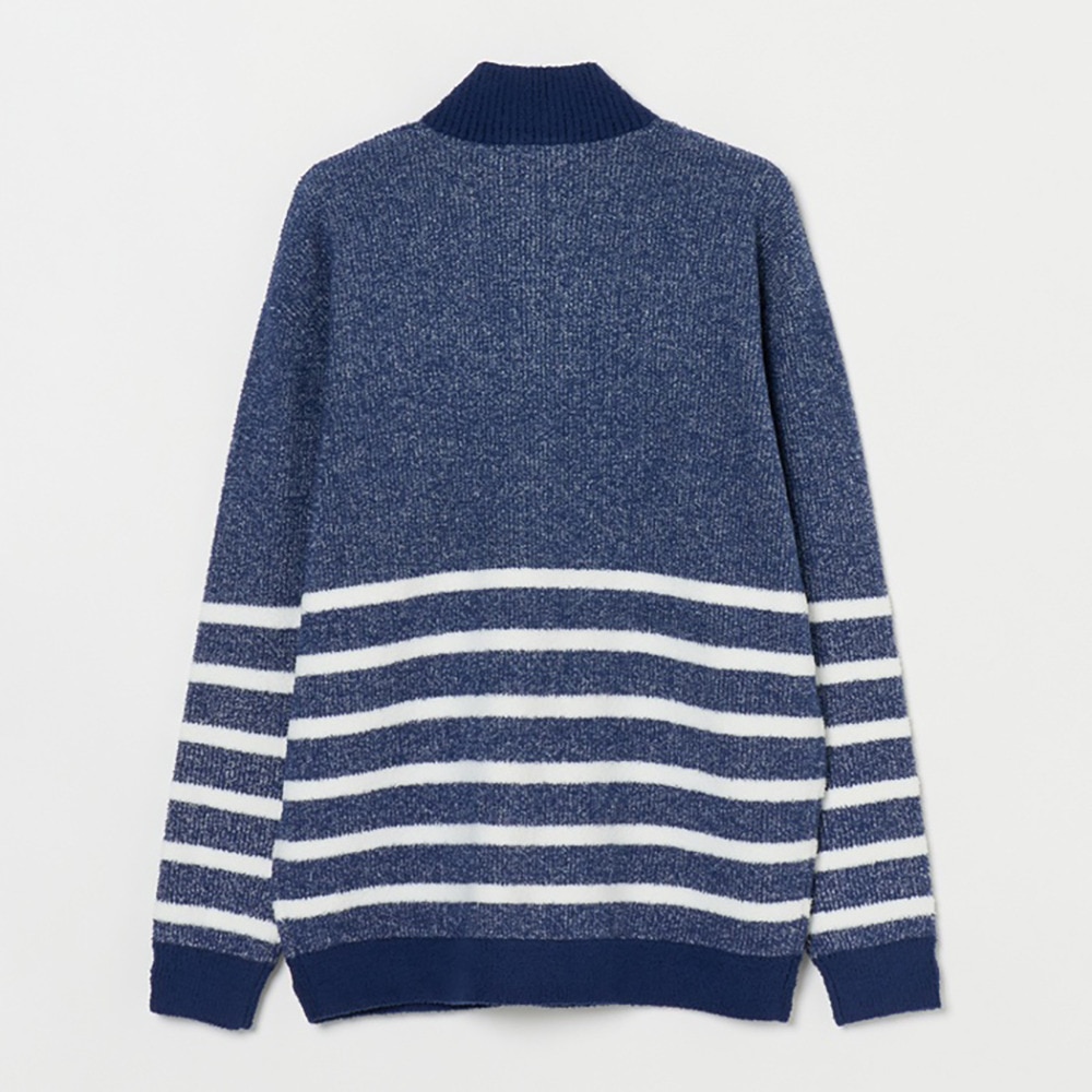 ROSASEN（ROSASEN）（メンズ）ゴルフウェア ハーフジップ ボーダー