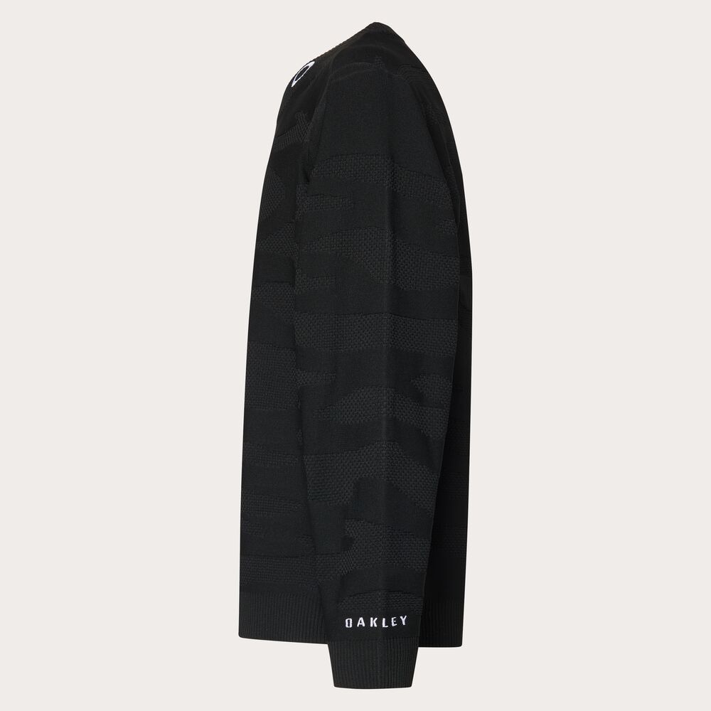 オークリー（OAKLEY）（メンズ）ゴルフウェア 長袖 CAMO ジャカード