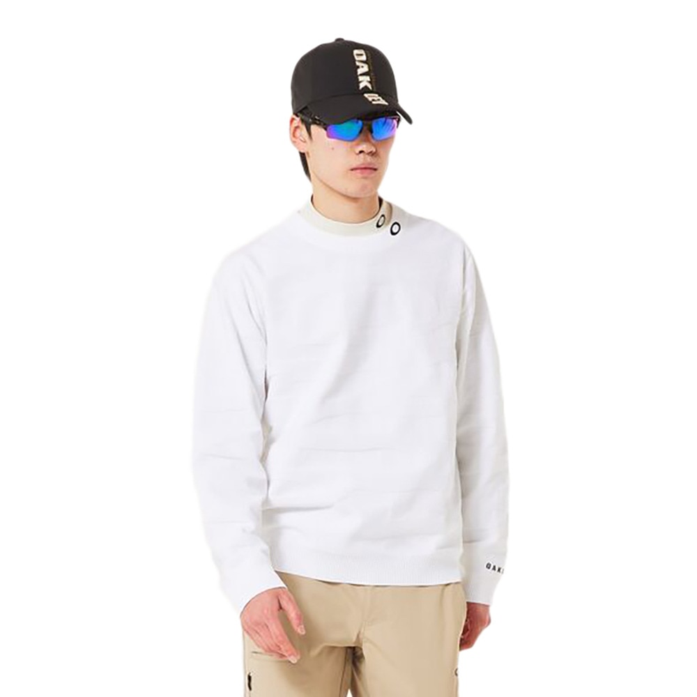 オークリー(OAKLEY)ゴルフウェア 長袖 CAMO ジャカードセーター FOA408271-100(Men’s) オークリー（OAKLEY）（メンズ）ゴルフウェア 長袖 CAMO ジャカード