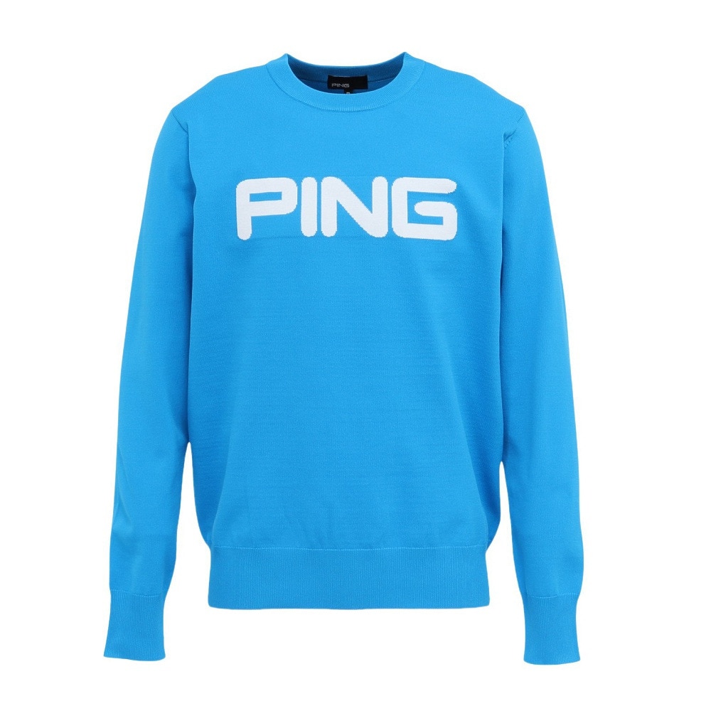 ピン（PING）（メンズ）ゴルフウェア カラークルーネックニット 621-5270903-110