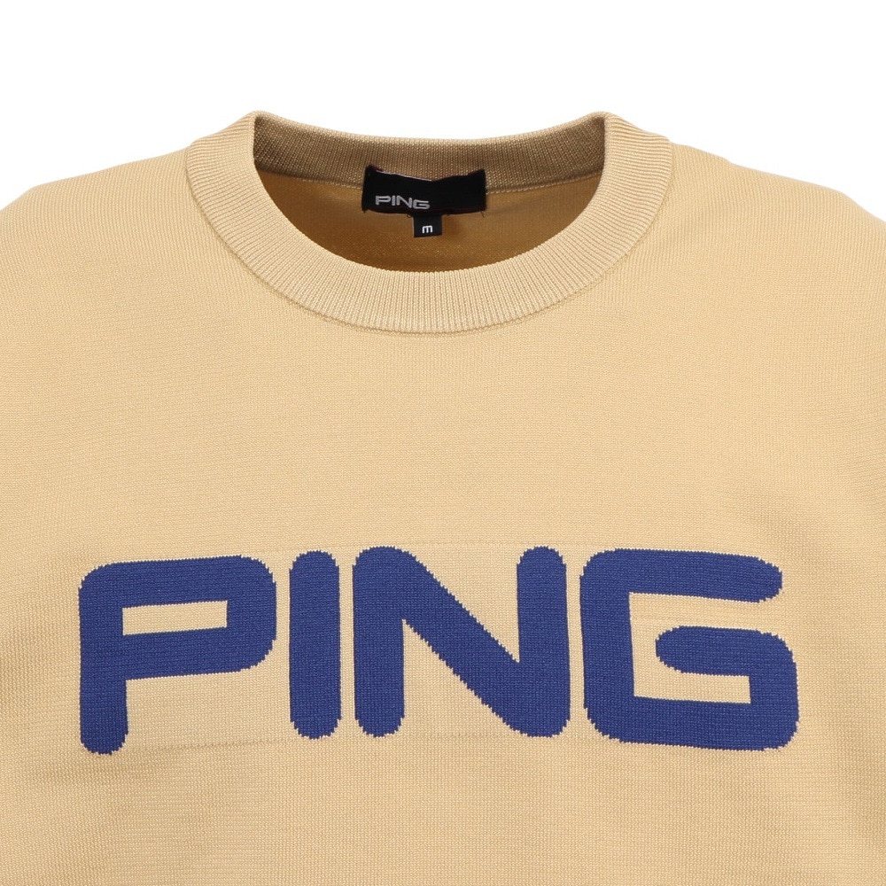 ピン（PING）（メンズ）ゴルフウェア カラークルーネックニット 621-5270903-170