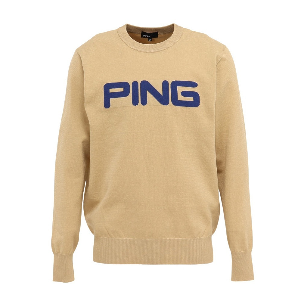 ピン（PING）（メンズ）ゴルフウェア カラークルーネックニット 621-5270903-170