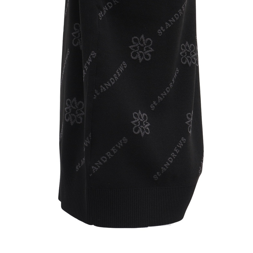 セントアンドリュース（ST.ANDREWS）（メンズ）ゴルフウェア 14Gロゴ ケルトジャガード 長袖 クルーネック プルオーバー 042-5270951-010