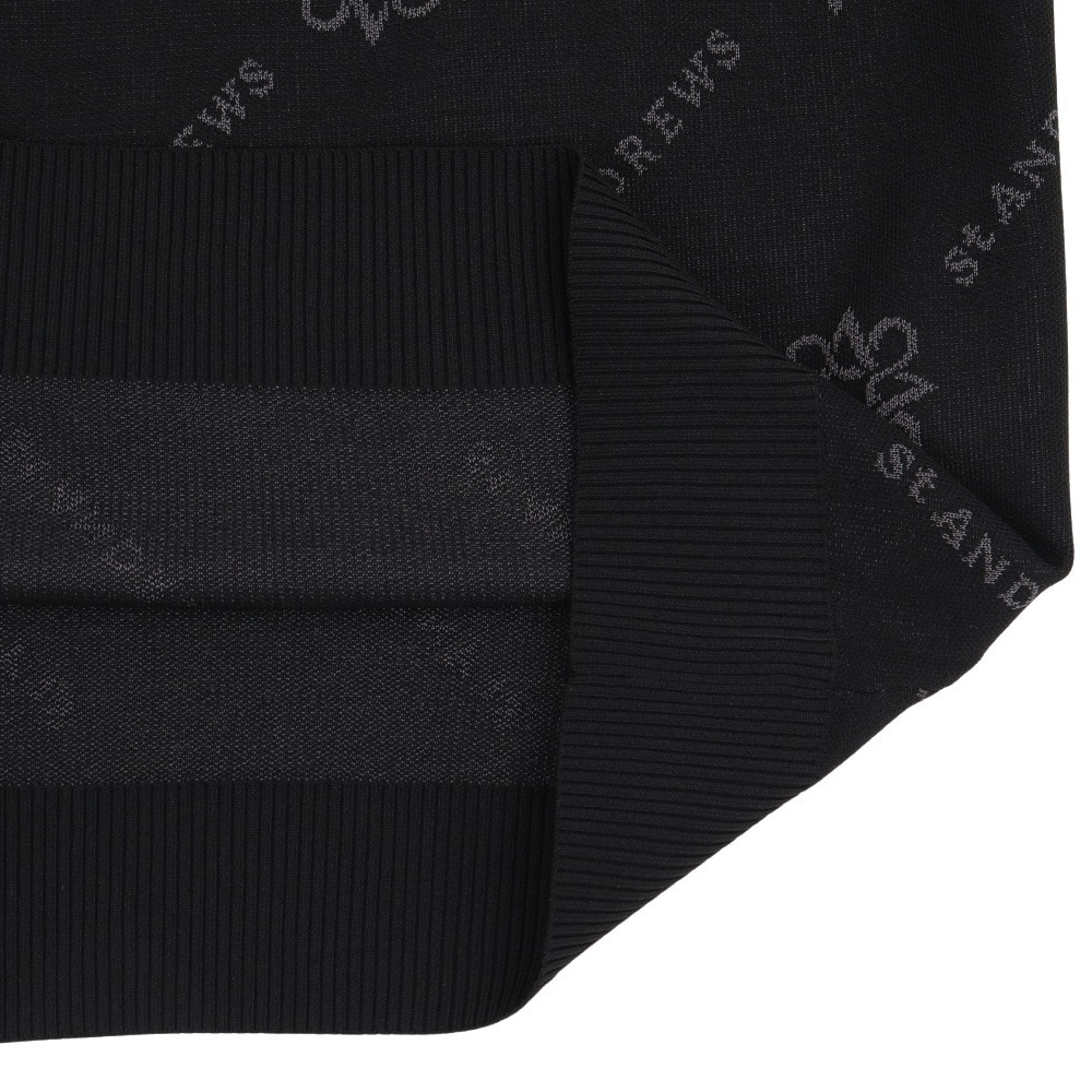 セントアンドリュース（ST.ANDREWS）（メンズ）ゴルフウェア 14Gロゴ ケルトジャガード 長袖 クルーネック プルオーバー 042-5270951-010