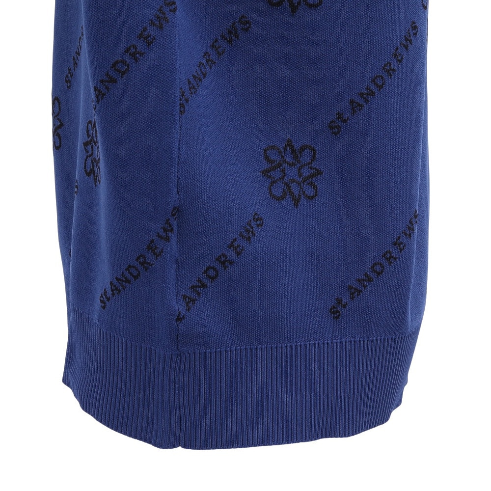 セントアンドリュース（ST.ANDREWS）（メンズ）ゴルフウェア 14Gロゴ ケルトジャガード 長袖 クルーネック プルオーバー 042-5270951-110