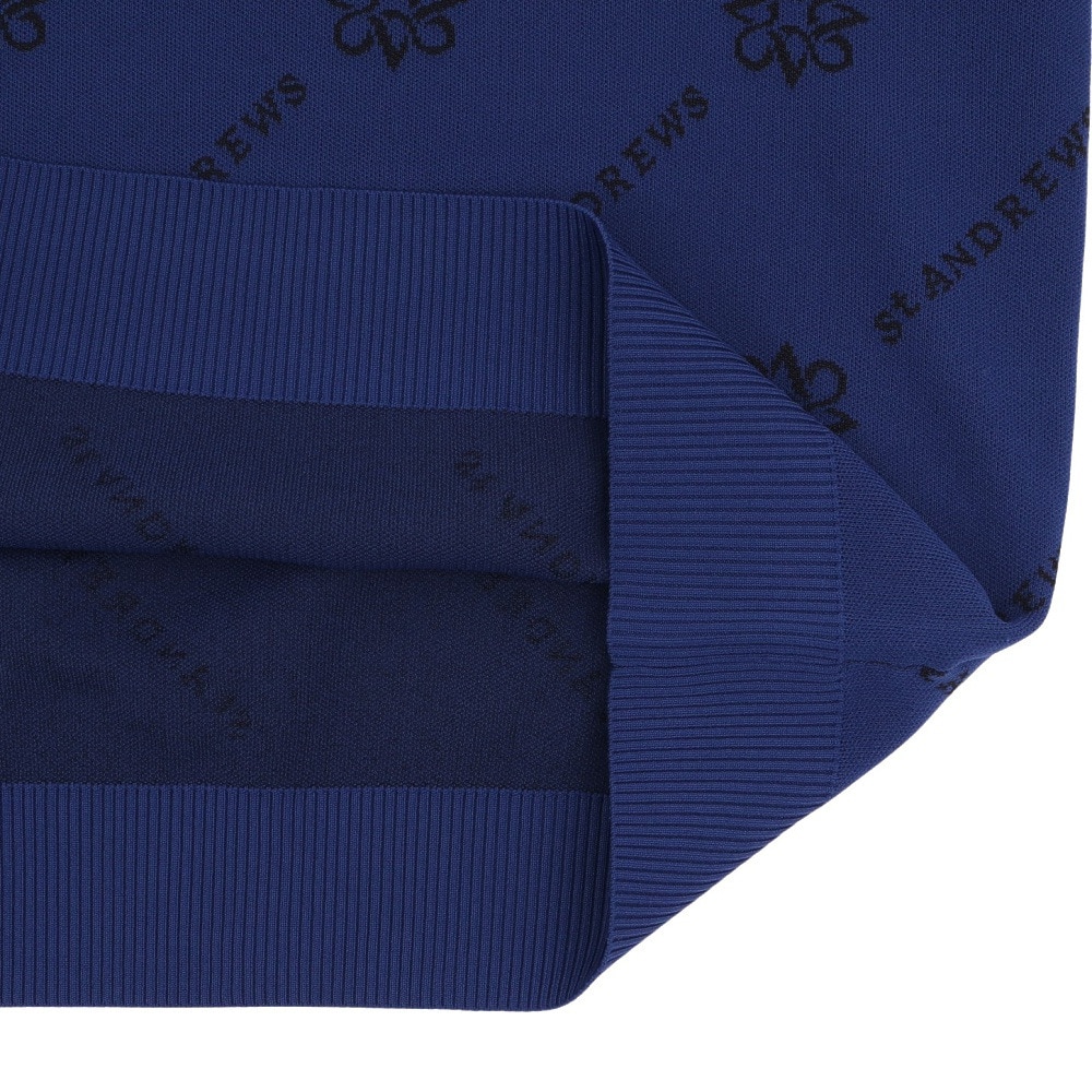 セントアンドリュース（ST.ANDREWS）（メンズ）ゴルフウェア 14Gロゴ ケルトジャガード 長袖 クルーネック プルオーバー 042-5270951-110