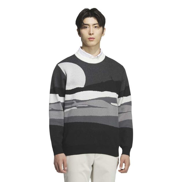 アディダス（adidas）（メンズ）ゴルフウェア グラフィック クルー 