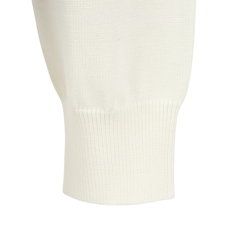 マンシング（MUNSING）（メンズ）ゴルフウェア ロゴインターシャ クルーネックセーター 長袖 MG5FST80M WH00