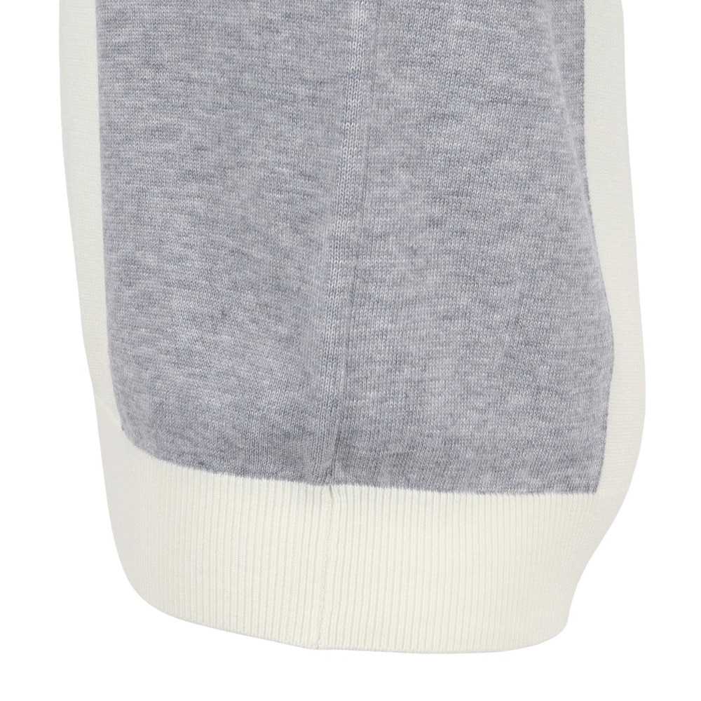 マンシング（MUNSING）（メンズ）ゴルフウェア ロゴインターシャ クルーネックセーター 長袖 MG5FST80M WH00