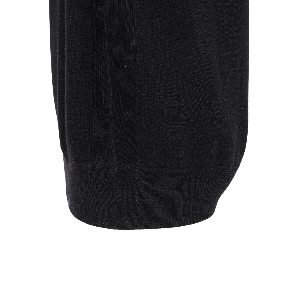 シルバースコット845（SILVERSCOTT845）（メンズ）ゴルフウェア 長袖 アクティブニット クルーネック SS25FWT006 BLK