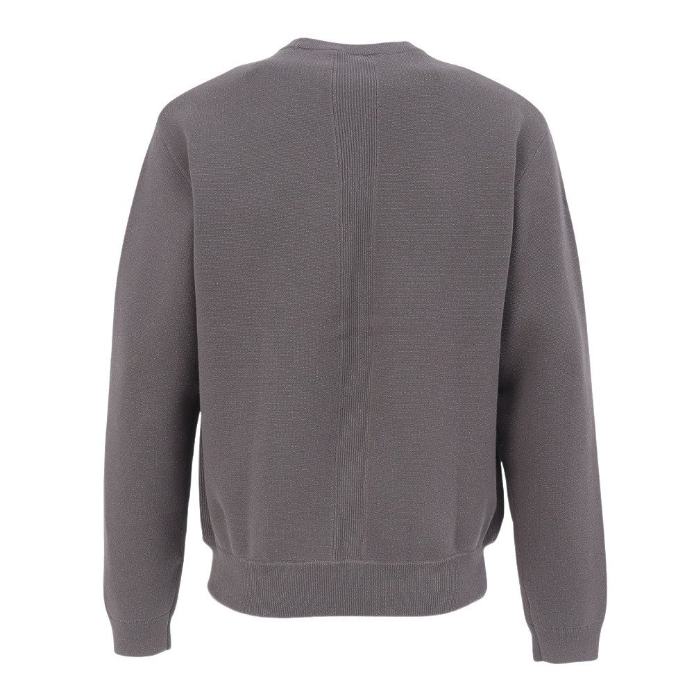 シルバースコット845（SILVERSCOTT845）（メンズ）ゴルフウェア 長袖 アクティブニット クルーネック SS25FWT006 GRY