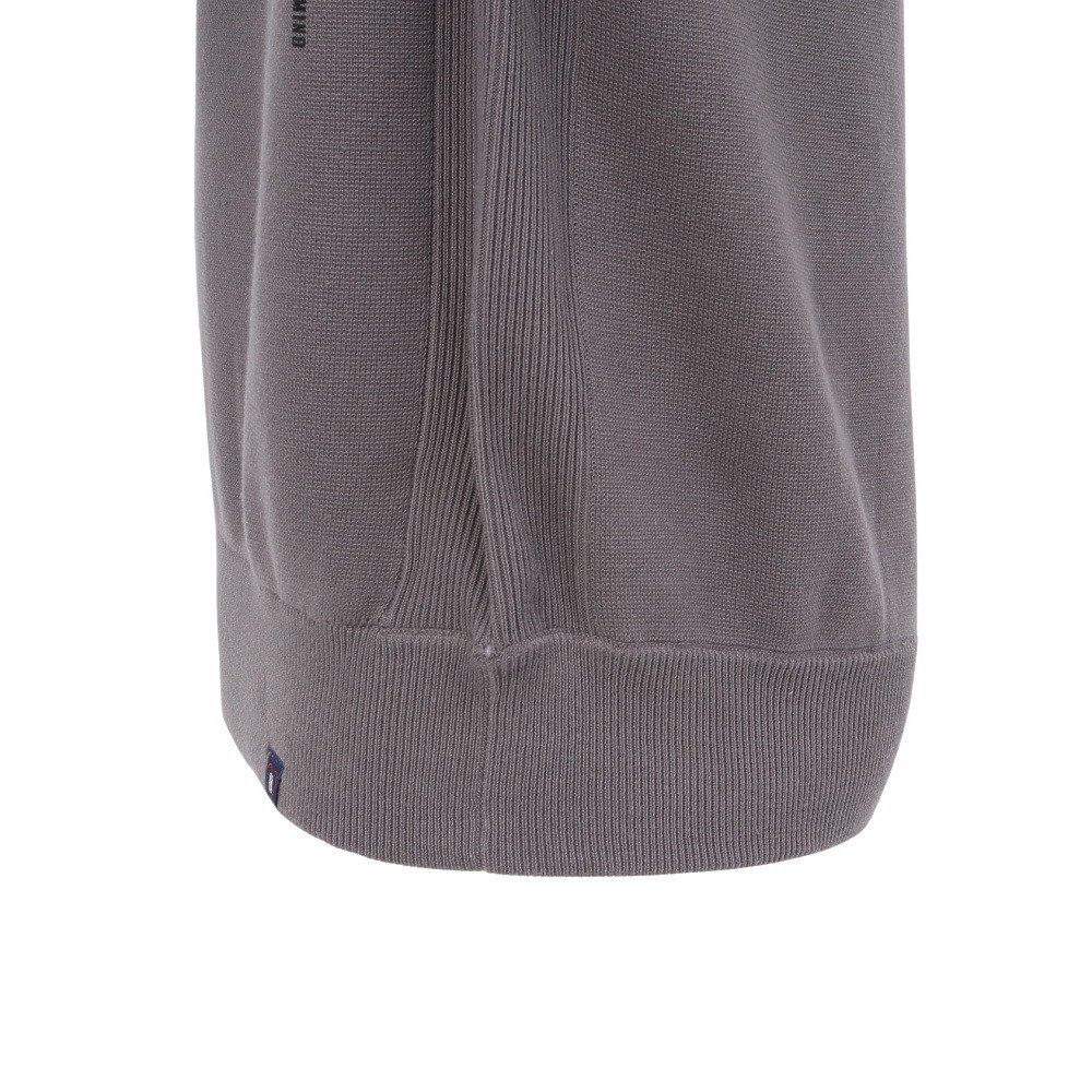 シルバースコット845（SILVERSCOTT845）（メンズ）ゴルフウェア 長袖 アクティブニット クルーネック SS25FWT006 GRY