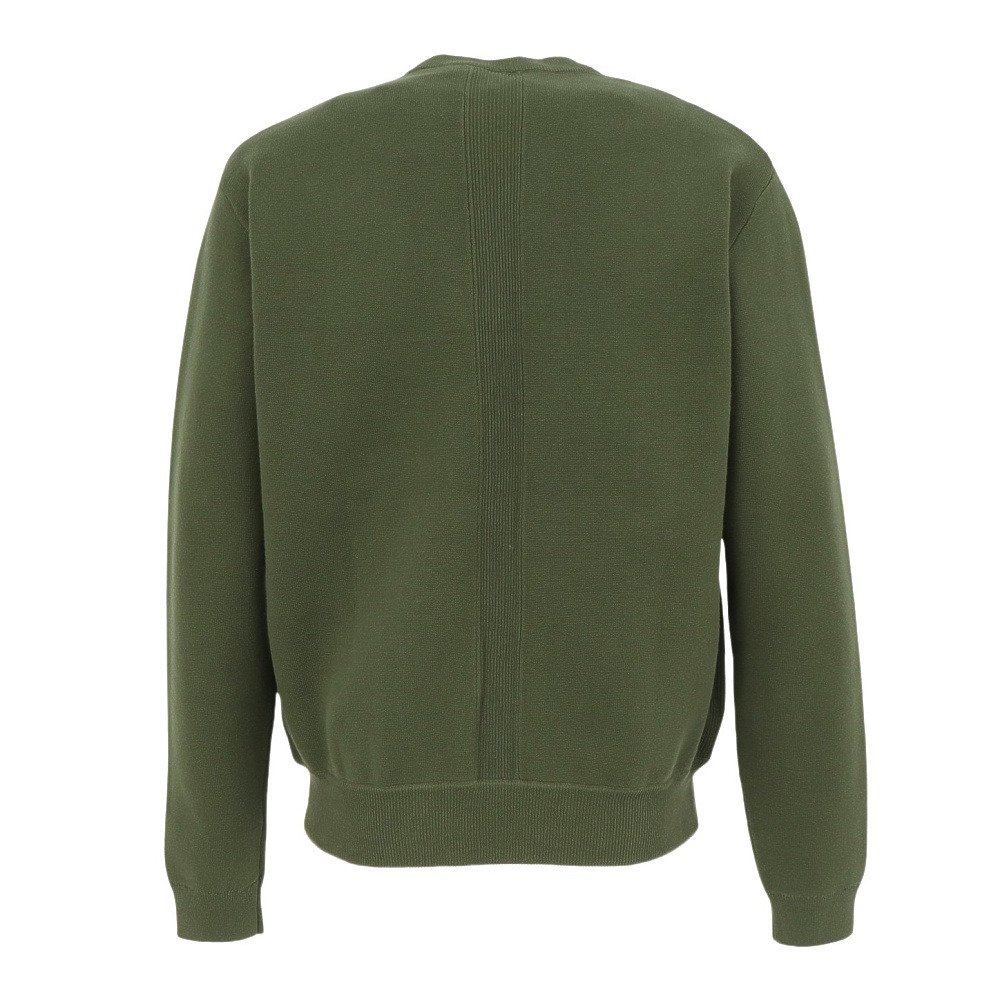 シルバースコット845（SILVERSCOTT845）（メンズ）ゴルフウェア 長袖 アクティブニット クルーネック SS25FWT006 OLV