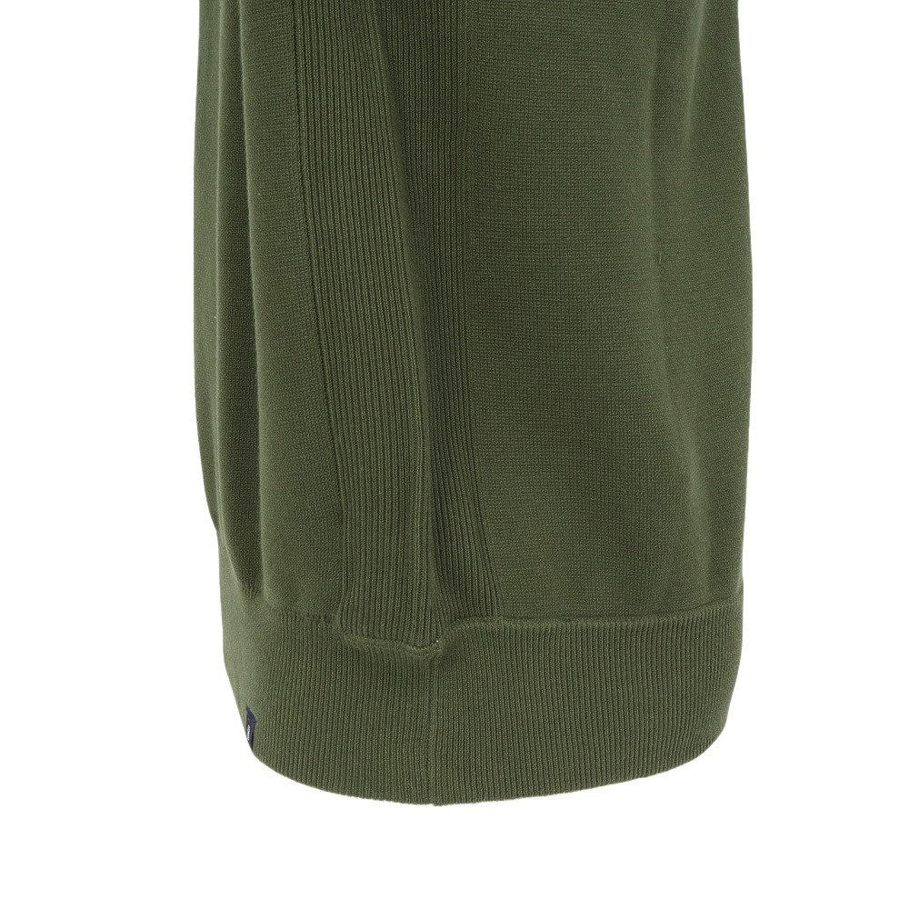 シルバースコット845（SILVERSCOTT845）（メンズ）ゴルフウェア 長袖 アクティブニット クルーネック SS25FWT006 OLV