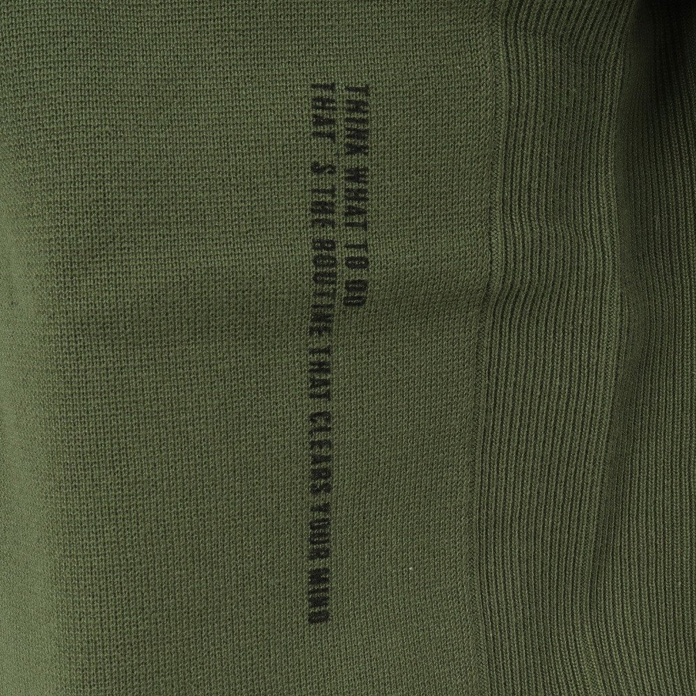 シルバースコット845（SILVERSCOTT845）（メンズ）ゴルフウェア 長袖 アクティブニット クルーネック SS25FWT006 OLV