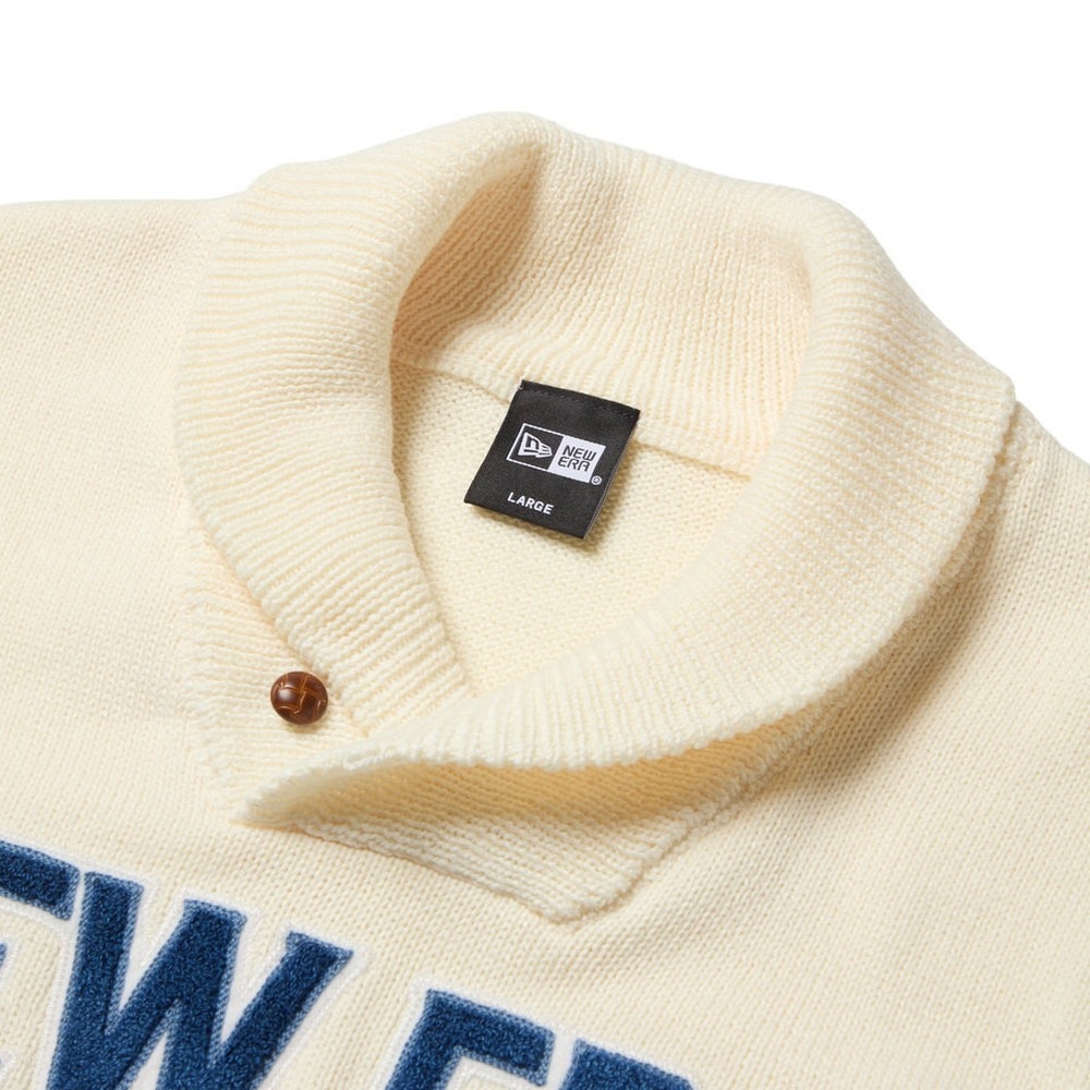ニューエラ（NEW ERA）（メンズ、レディース）ゴルフウェア ショールカラー 長袖ニット 14669845