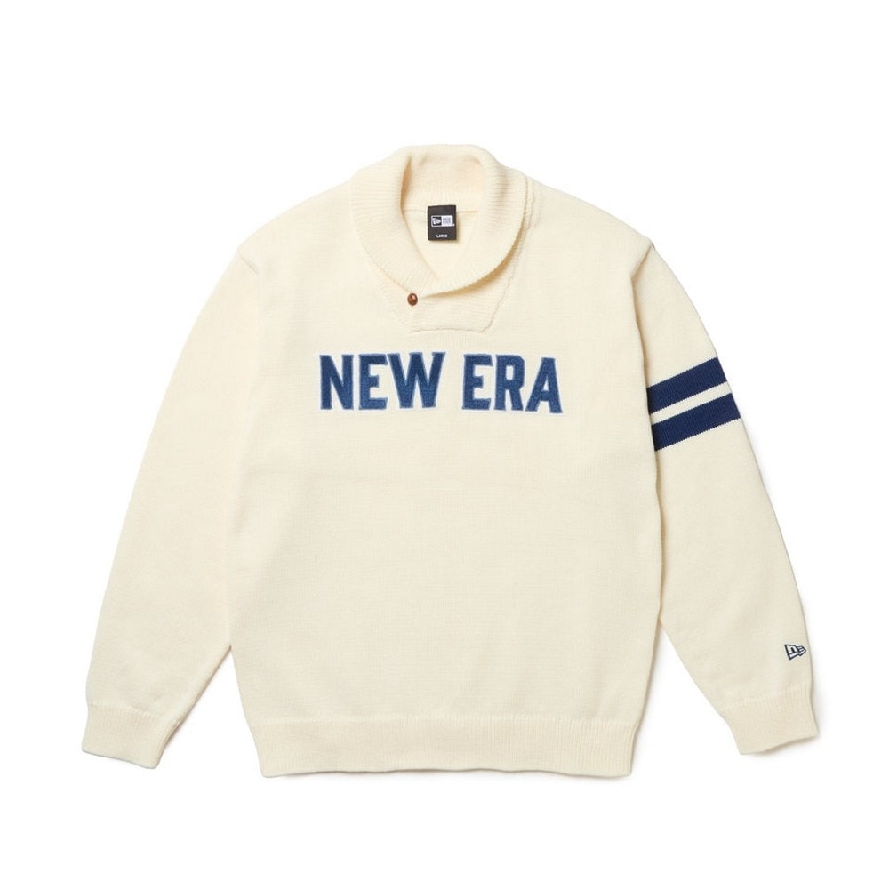 ニューエラ（NEW ERA）（メンズ、レディース）ゴルフウェア ショールカラー 長袖ニット 14669845