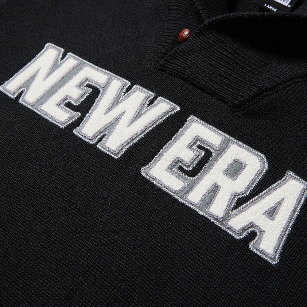 ニューエラ（NEW ERA）（メンズ、レディース）ゴルフウェア ショールカラー 長袖ニット 14669846