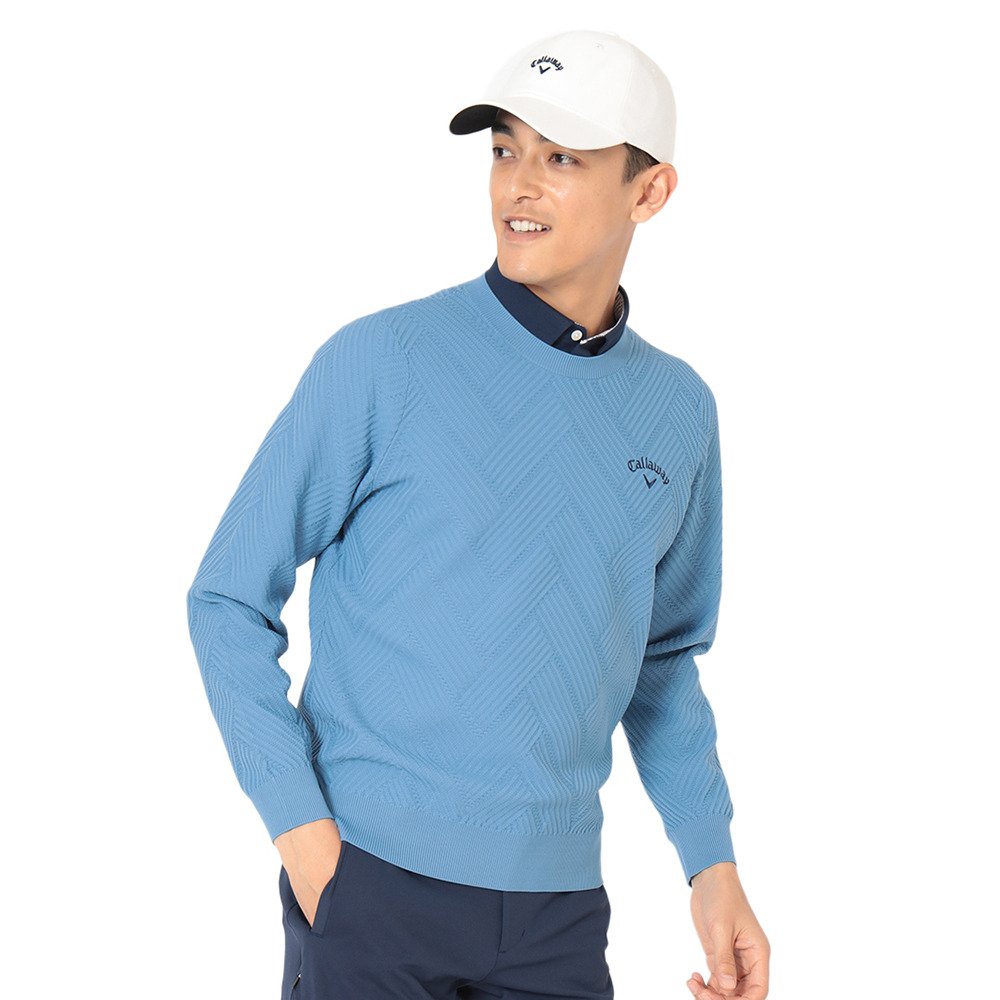キャロウェイ（CALLAWAY）（メンズ）ゴルフウェア リンクス編みクルー