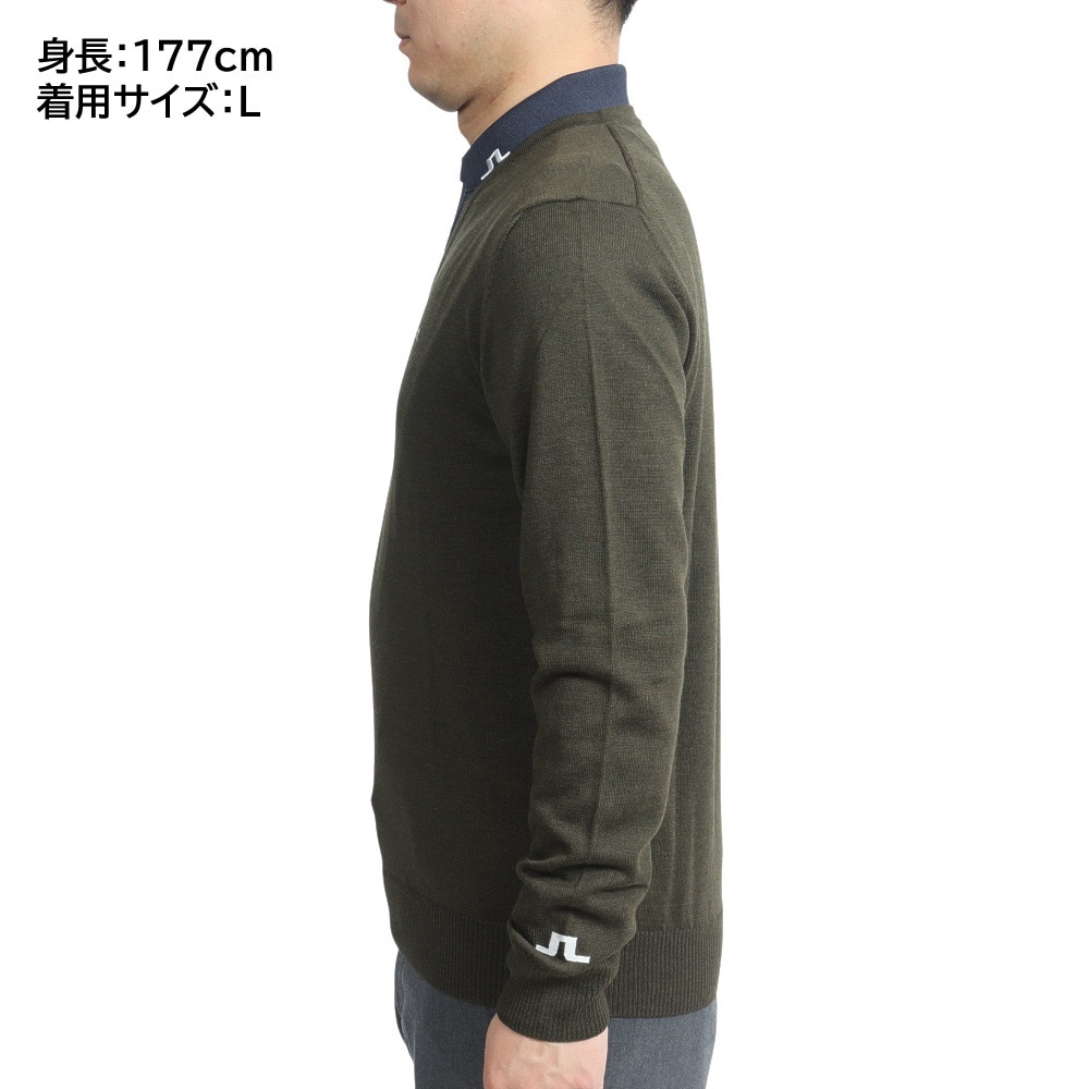J.LINDEBERG（メンズ）ゴルフウェア 防寒 Lymann ニット