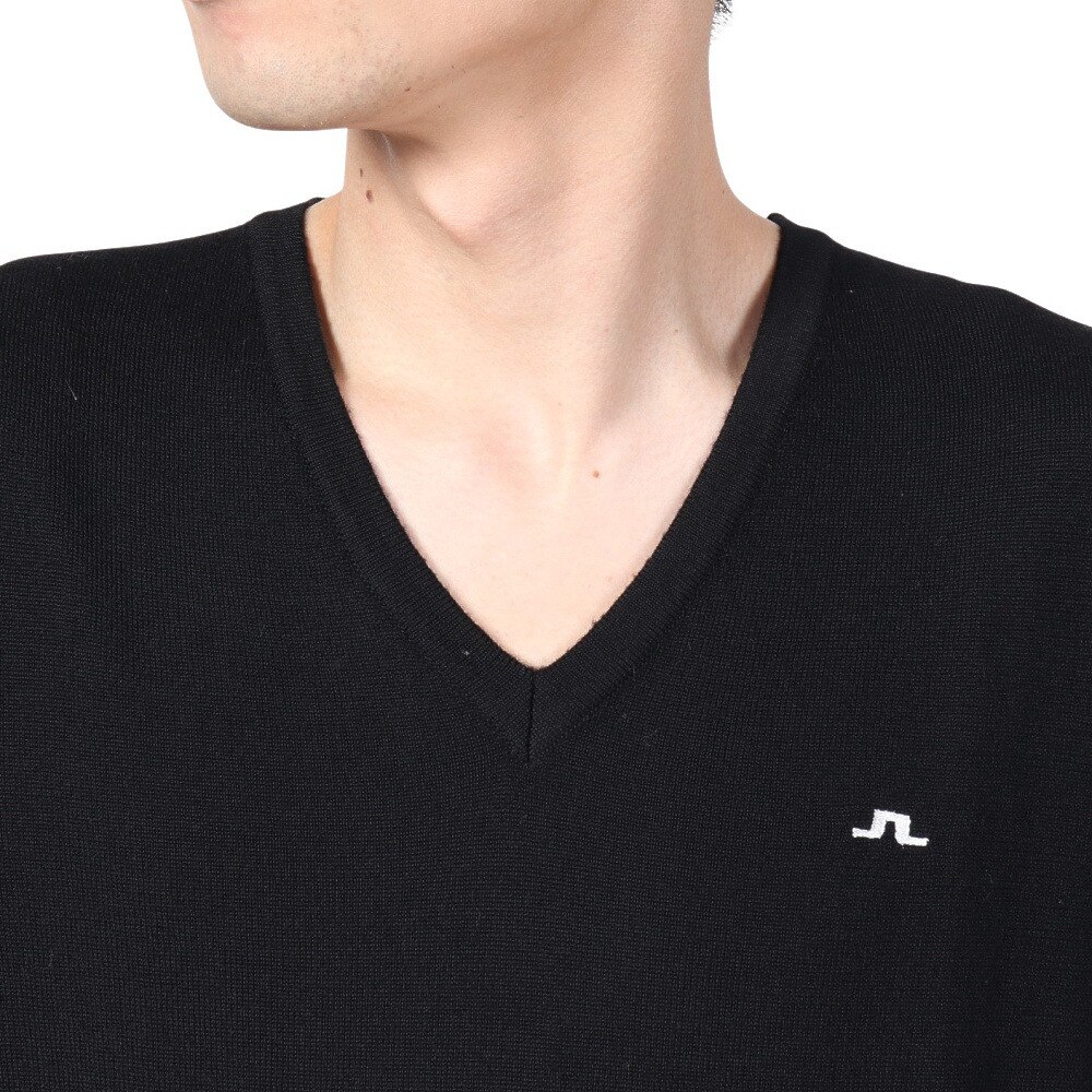 J.LINDEBERG（J.LINDEBERG）（メンズ）ゴルフウェア Lymann Knitted 長袖セーター 071-12910-019
