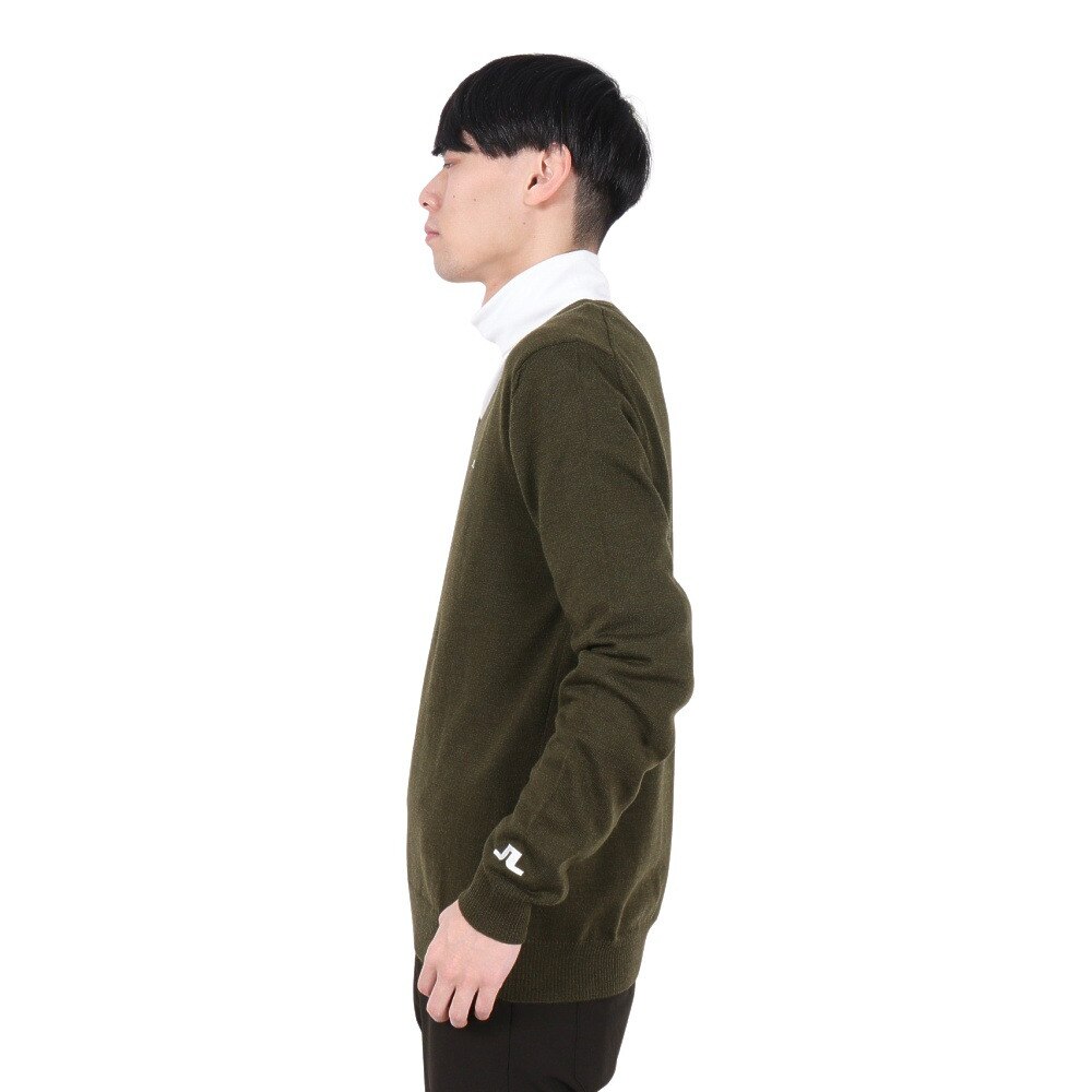 J.LINDEBERG（メンズ）ゴルフウェア Lymann Knitted 長袖セーター 071-12910-028