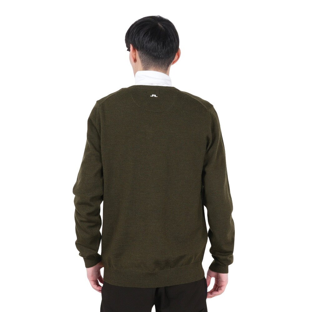 J.LINDEBERG（メンズ）ゴルフウェア Lymann Knitted 長袖セーター 071-12910-028