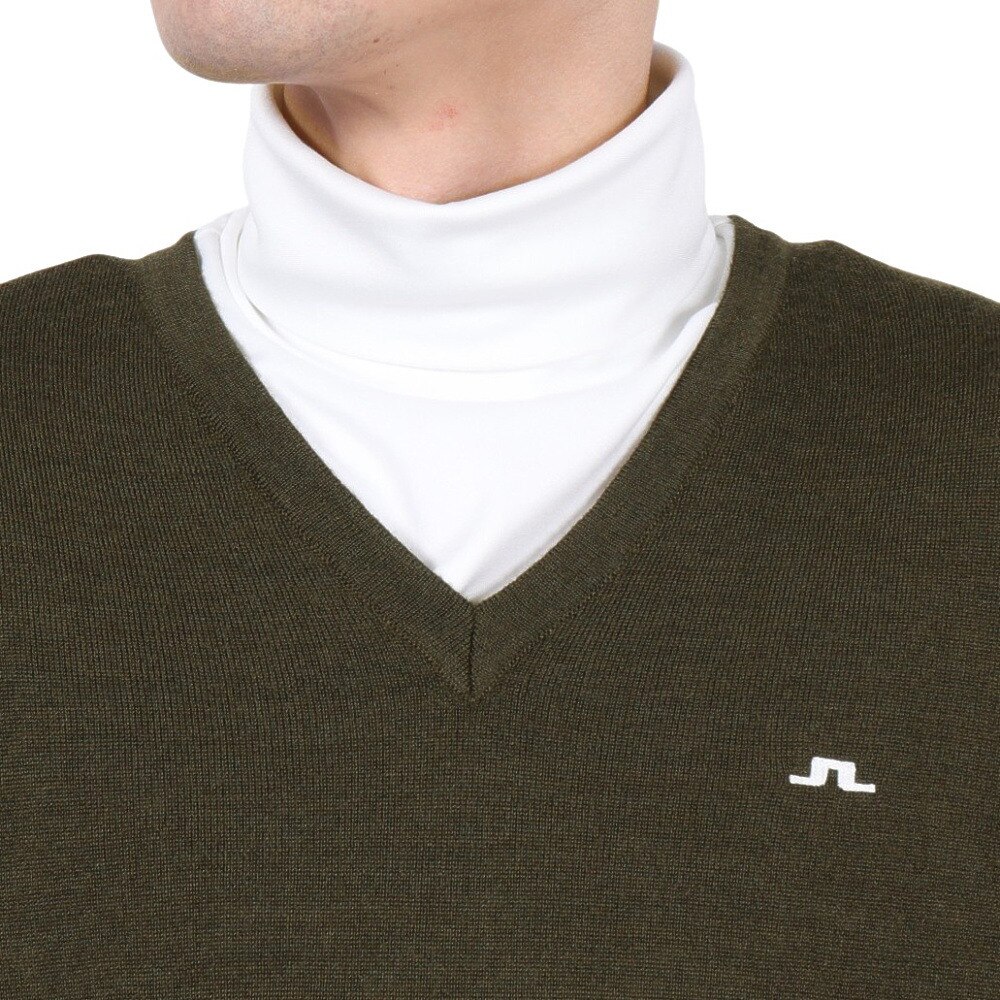 J.LINDEBERG（メンズ）ゴルフウェア Lymann Knitted 長袖セーター 071-12910-028