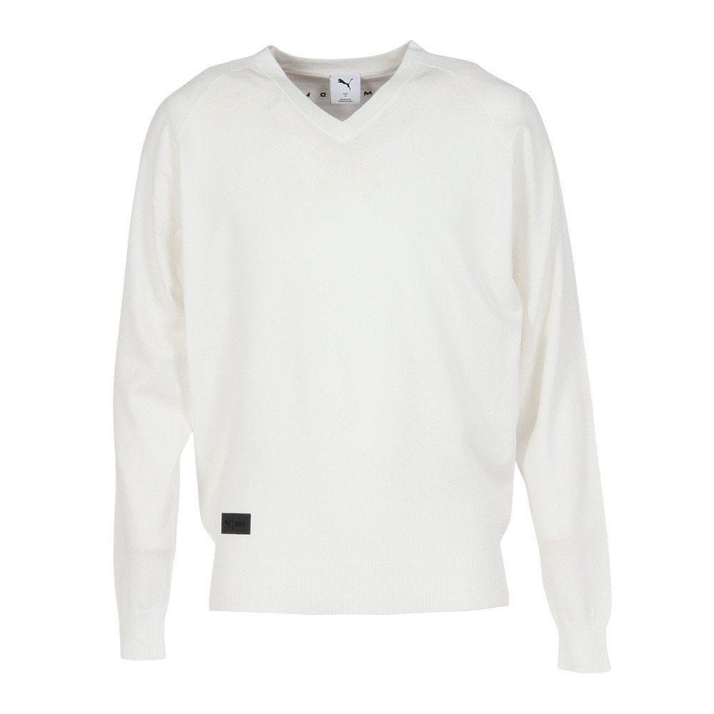プーマ(PUMA)ゴルフウェア PB Vネック 長袖セーター 635773-03(Men’s) プーマ（PUMA）（メンズ）ゴルフウェア PB Vネック 長袖セーター