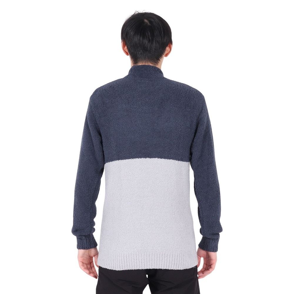 トラヴィスマシュー（Travis Mathew）（メンズ）ゴルフウェア 保温 長袖 パイルモックネックセーター 7AI056-4NAV