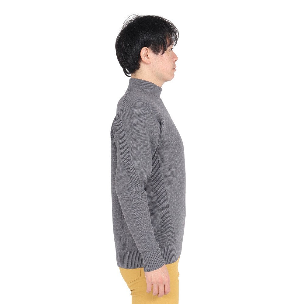 エピキュール（epicure）（メンズ）ゴルフウェア カタアゼ モックネック 長袖セーター 151-12013-018
