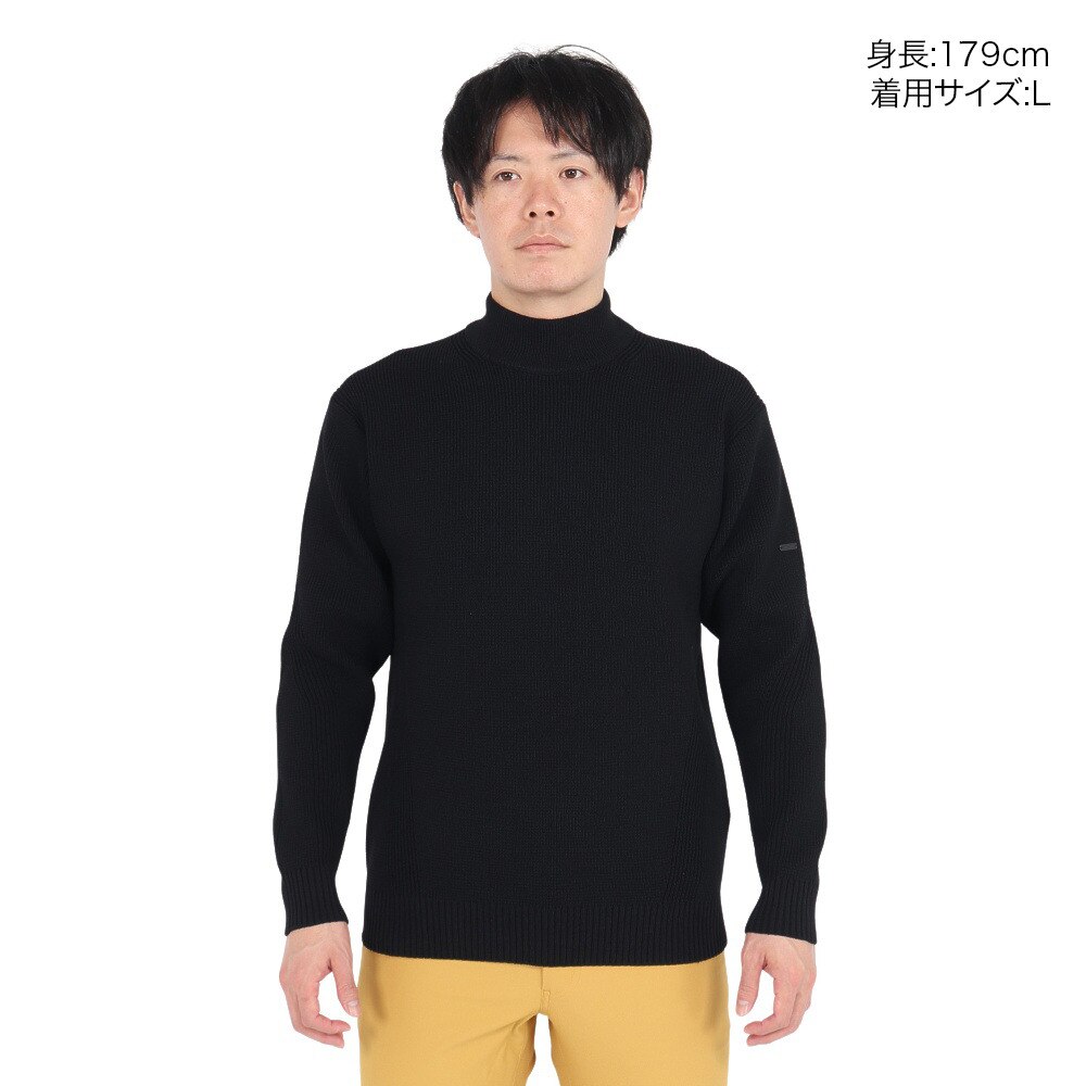エピキュール（epicure）（メンズ）ゴルフウェア カタアゼ モックネック 長袖セーター 151-12013-019