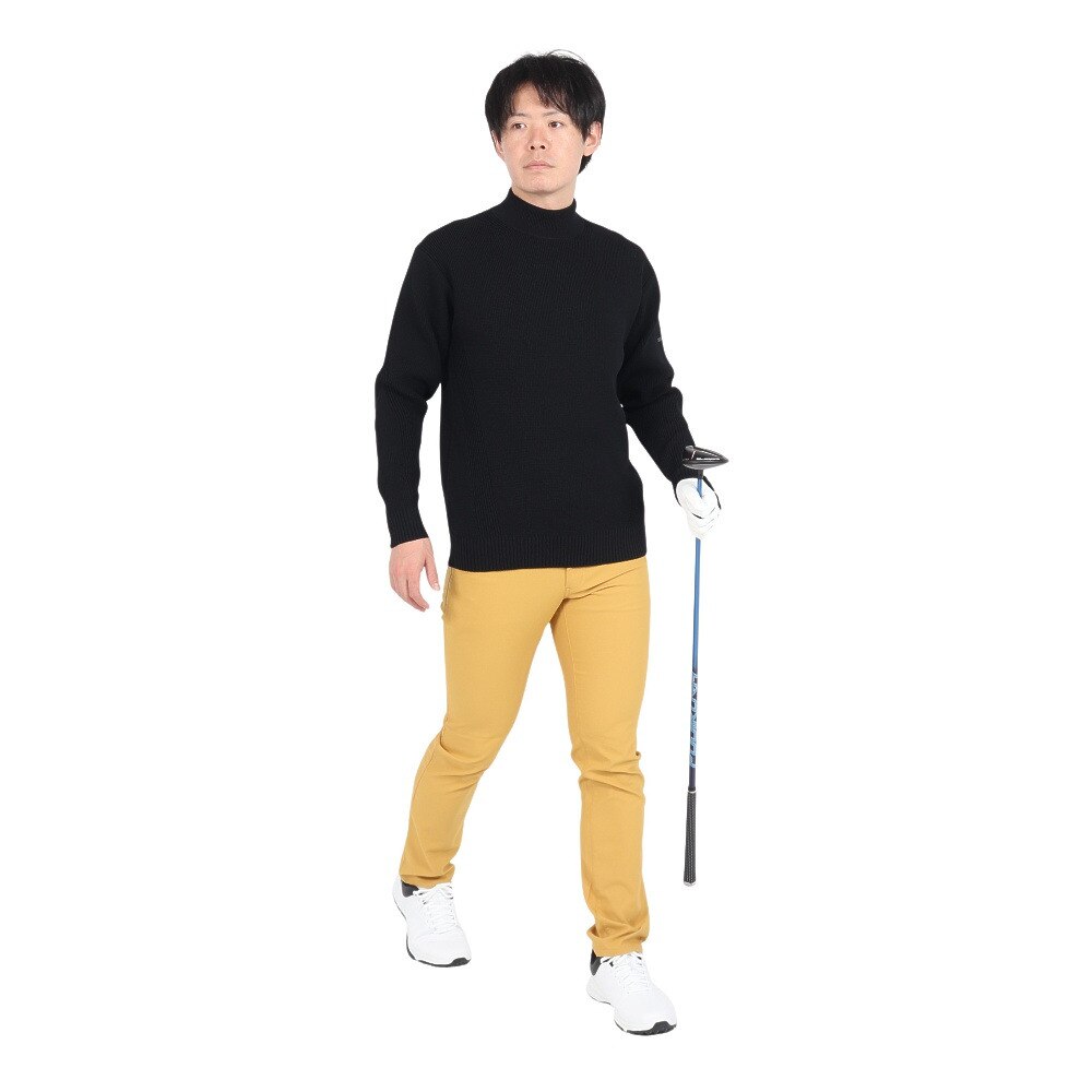 エピキュール（epicure）（メンズ）ゴルフウェア カタアゼ モックネック 長袖セーター 151-12013-019