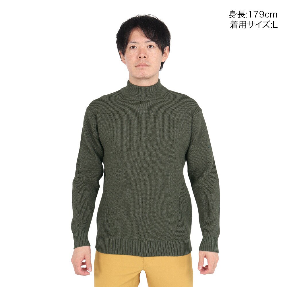 エピキュール（epicure）（メンズ）ゴルフウェア カタアゼ モックネック 長袖セーター 151-12013-027