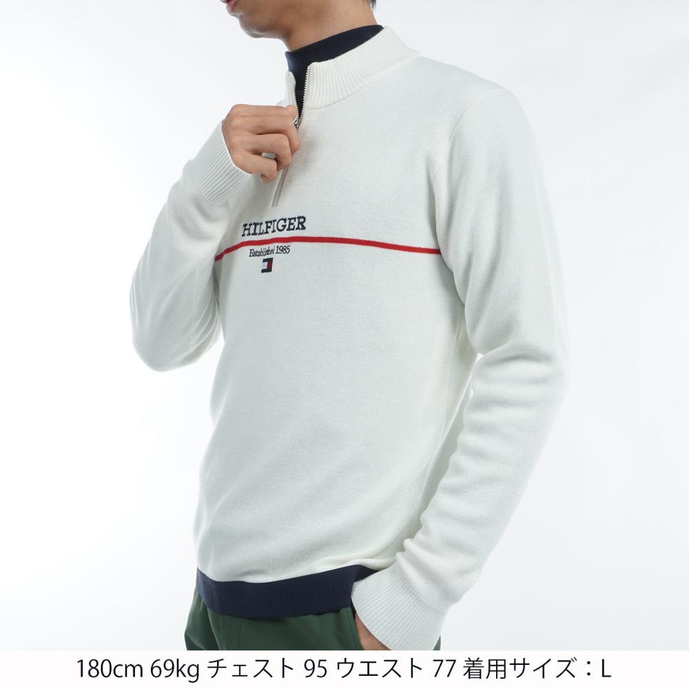 トミーヒルフィガーゴルフ メンズ長袖ハーフジッププルオーバージャケット サイズL - メルカリ