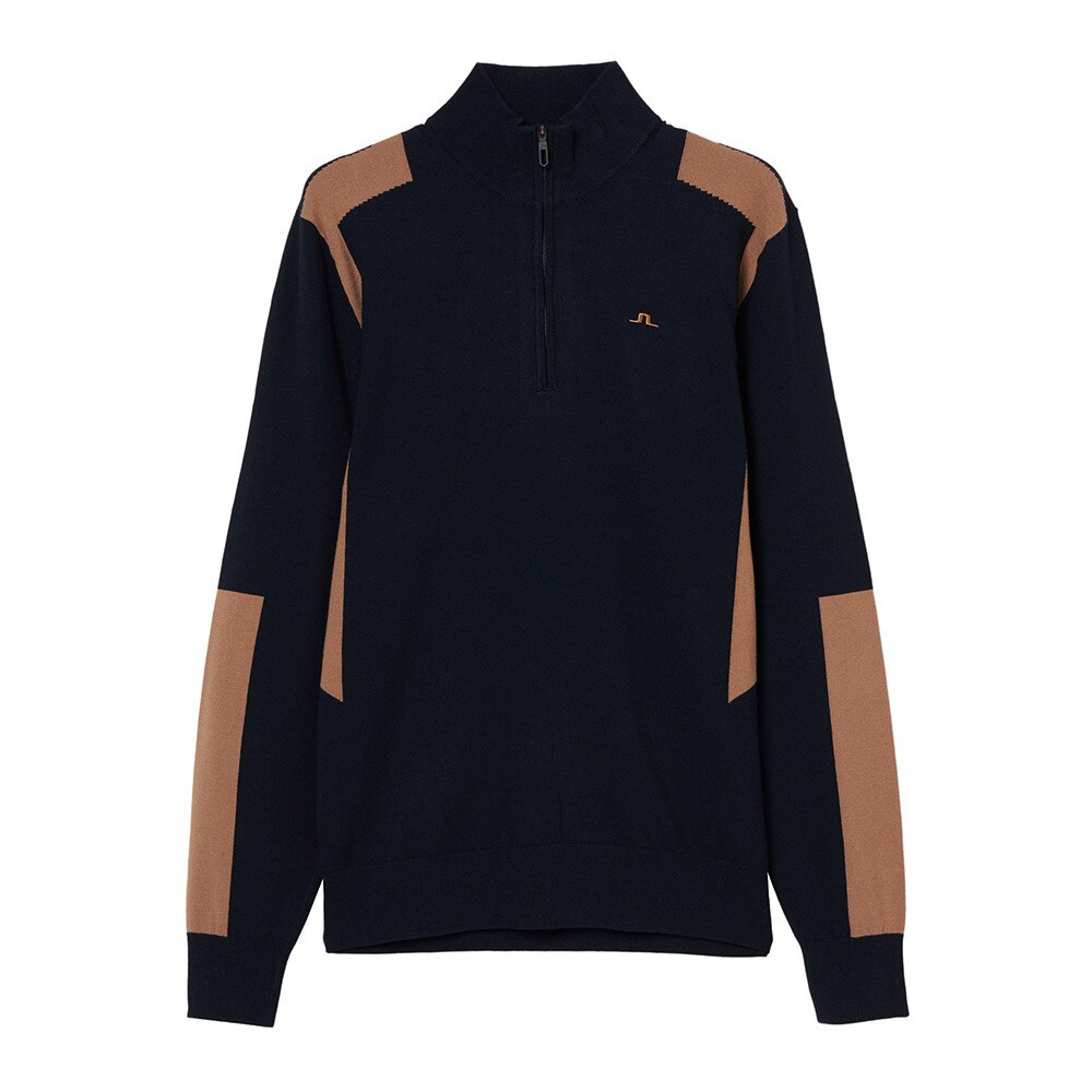 J.LINDEBERG（メンズ）ゴルフウェア Kendrick クオータージップ モックセーター 071-13310-042