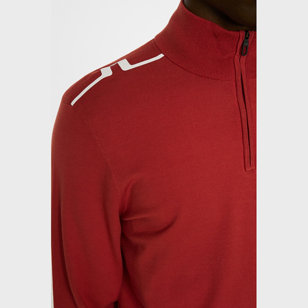 J.LINDEBERG(J.LINDEBERG)ゴルフウェア Mac Knitted ジップアップセーター 071-14914… J.LINDEBERG（J.LINDEBERG）（メンズ）ゴルフウェア Mac Knitted