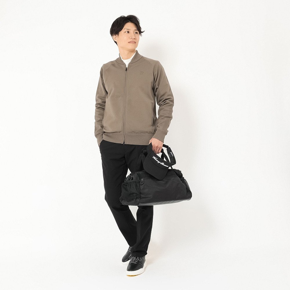 トミーアーマー（Tommy Armour）（メンズ）ゴルフウェア 長袖 フルジップニットブルゾン TASL25F030001 KHK