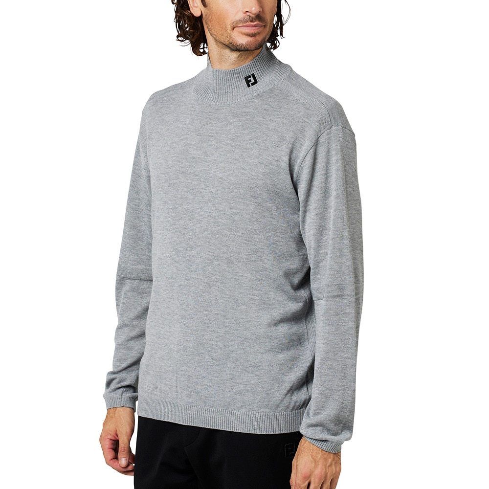 フットジョイ(FOOT JOY)ゴルフウェア ハイネック 長袖セーターシャツ FJ-F25-S06 38553(Men’s) フットジョイ（FOOT JOY）（メンズ）ゴルフウェア ハイネック 長袖