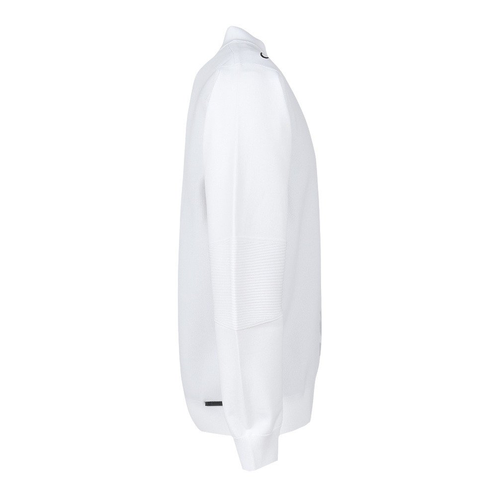 Oakley 吸汗速乾 長袖モックネックTシャツ ホワイト オークリー（OAKLEY）（メンズ）ゴルフウェア 吸汗速乾 遮熱 SKULL