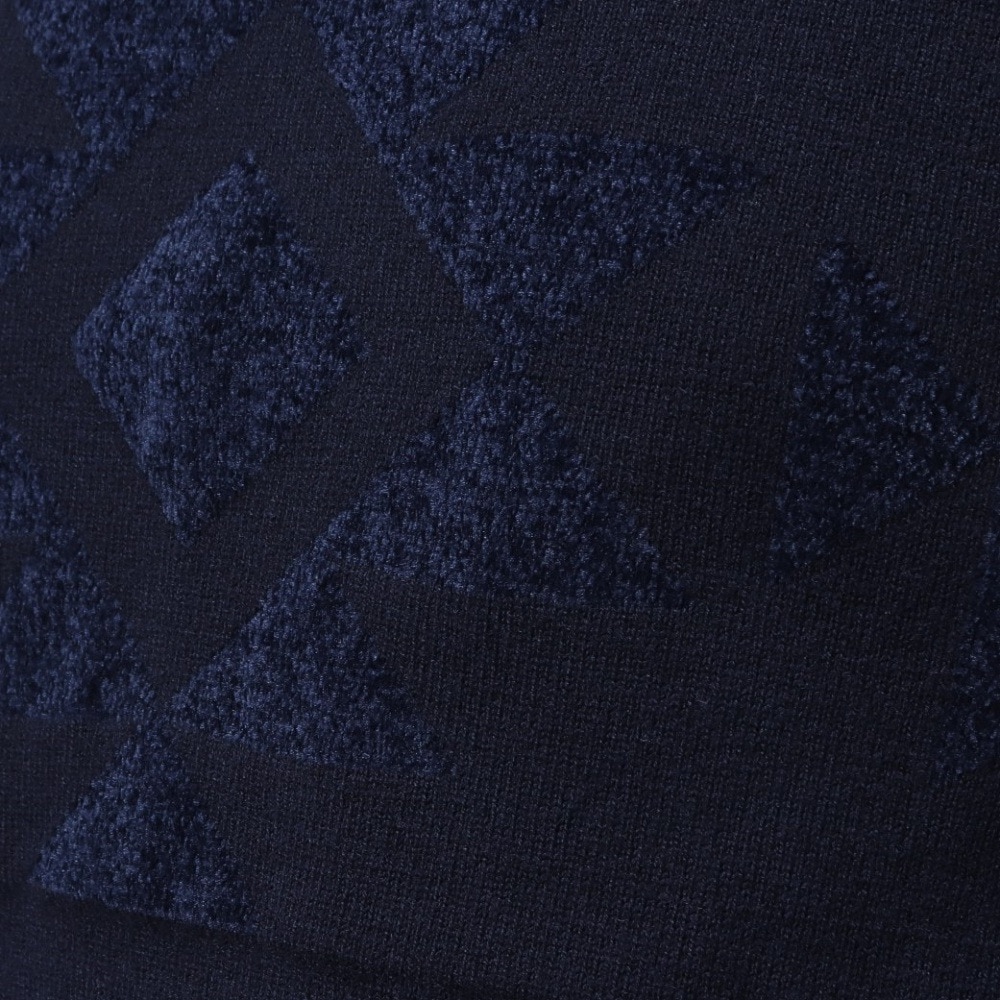 トラヴィスマシュー（Travis Mathew）（メンズ）ゴルフウェア WOOL JACQUARD タートルネックニットセーター 7AI039-4NAV