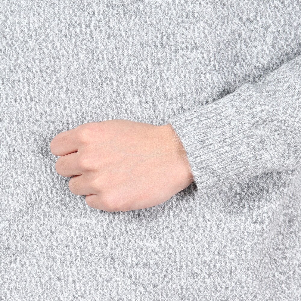ROSASEN（メンズ）ゴルフウェア ミックスツイード インターシャニット 長袖セーター 044-12011-013-24AW